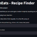 MelonEats - Recipe Finder